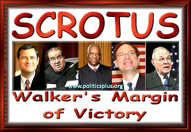 Walker Wins by Five Votes » Politics Plus